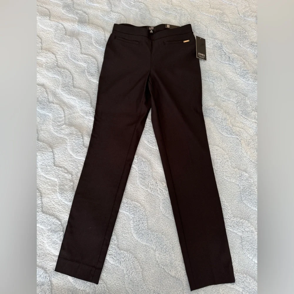 NWT Jones New York Women's Black Slim Ankle Pull On Pants Size XS 29 Inseam - Picture 2 of 16